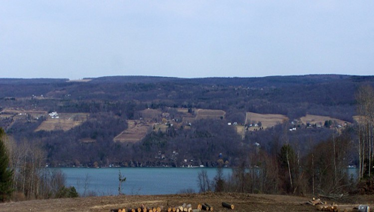 View of Seneca Lake from the Golden Knight Inn