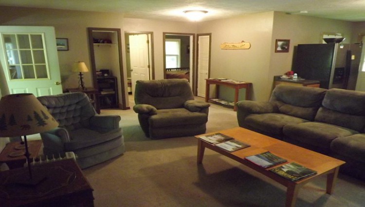 Hunters View cabin living room