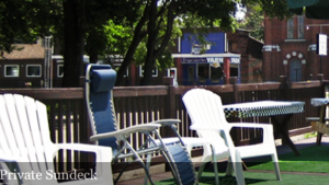 Watkins Glen Villlager Motel Deck