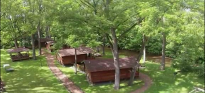 Catharine Cottages view from the air