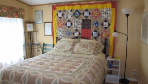 Ginger Cat bnb comfy bedroom