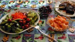 Ginger Cat bnb vegan breakfast spread
