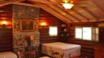 Rustic Log Cabin interior