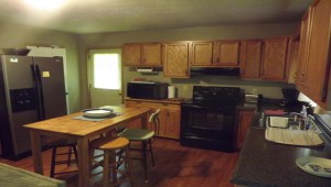 Kitchen of Hunters View cabin