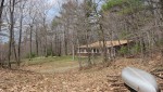 Hunters View cabin nestled in the woods