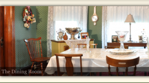 Glen Manor Bnb dining room