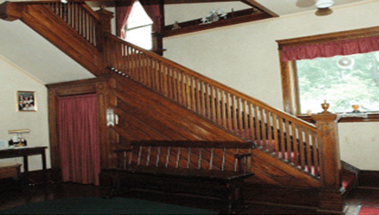 Glen Manor staircase at Villager in downtown Watkins Glen
