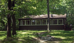 Hunter's View cabin in the woods